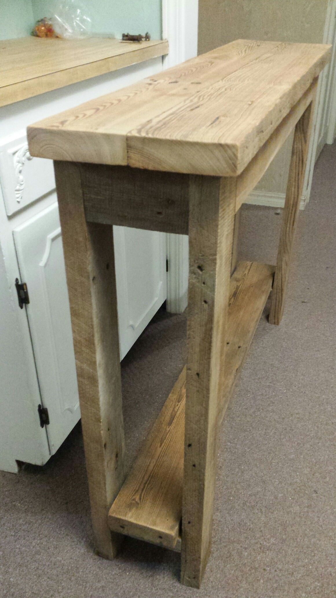 Barnwood Sofa Table (natural) | Barnwood Table, Entry Within Smoked Barnwood Console Tables (View 12 of 20)