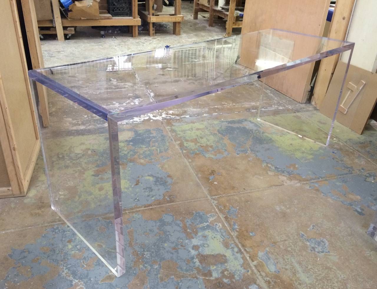 Beautiful Lucite Console Tablecain Modern For Sale At With Acrylic Modern Console Tables (View 19 of 20)