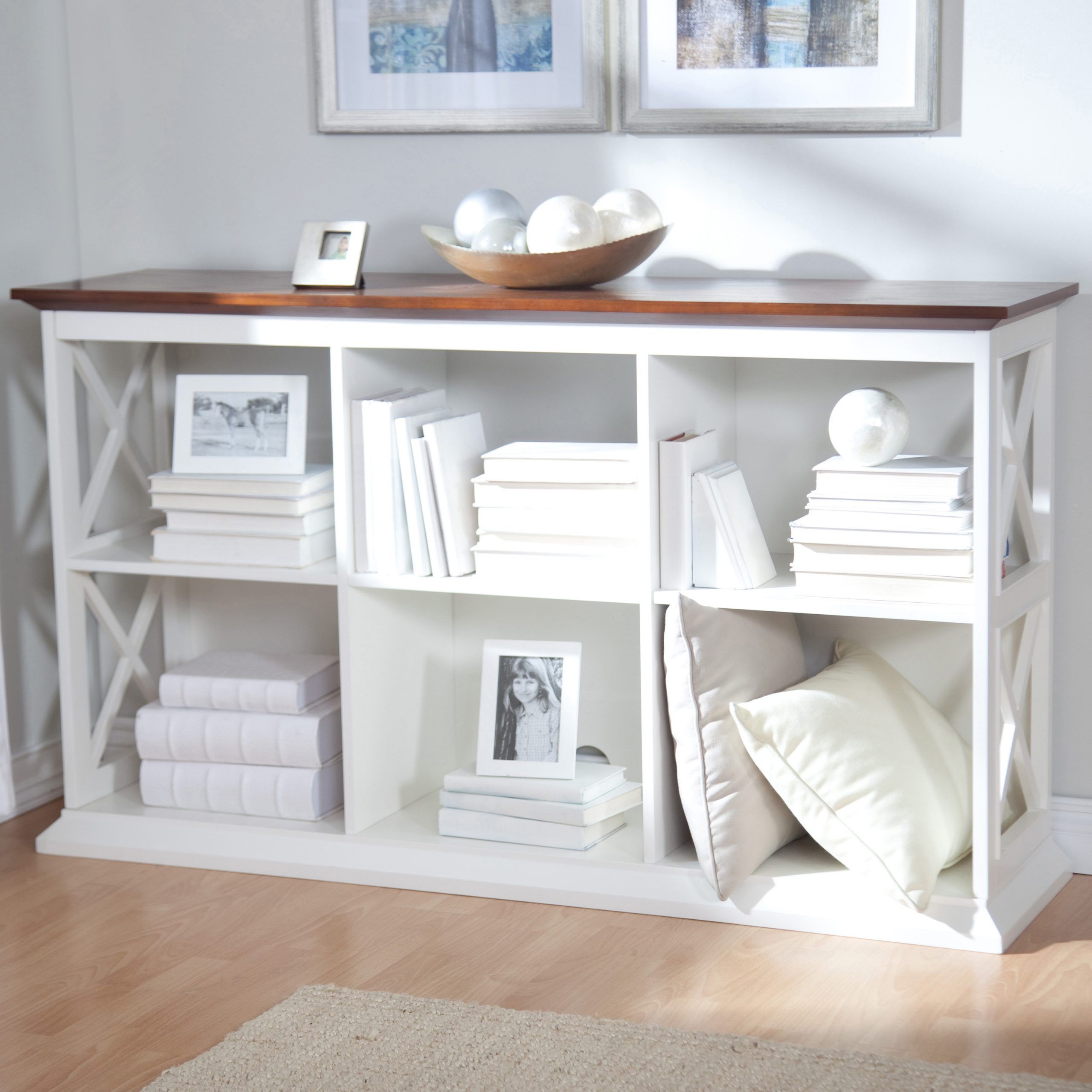 Belham Living Hampton Console Table 2 Shelf Bookcase Within 2 Shelf Console Tables (View 4 of 20)