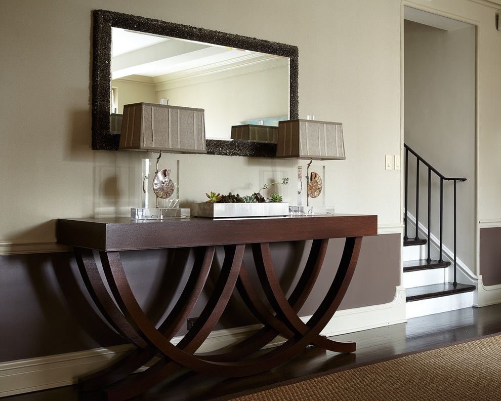 Between Wood And Glass Long Console Tables – Homesfeed With Dark Brown Console Tables (Photo 13 of 20)