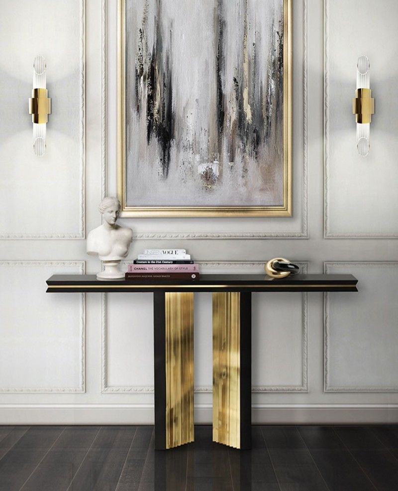 Black Consoles And Sideboards For The Most Luxury Home Decor Inside Black Console Tables (View 17 of 20)