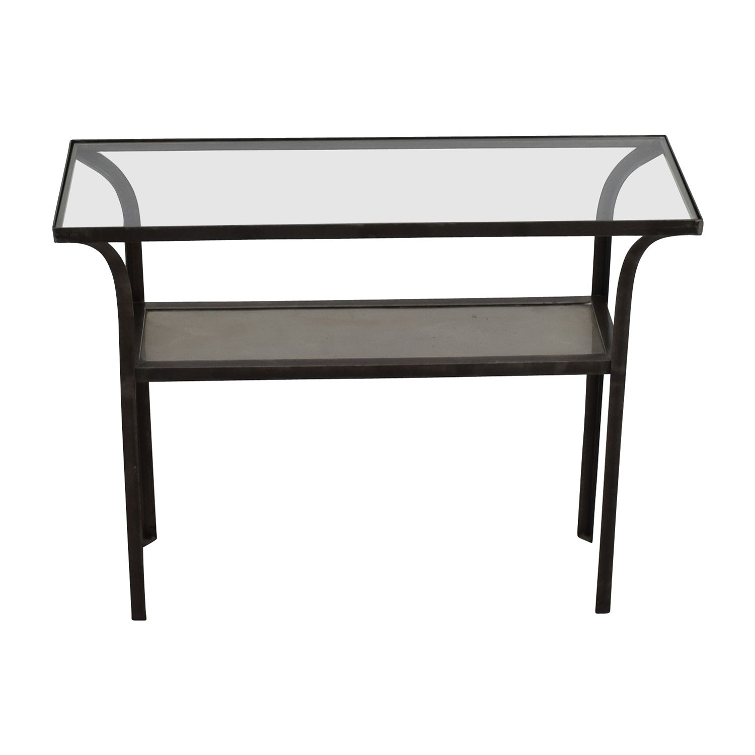 Black Sofa Table With Glass Top – Brooklyn Apartment Intended For Black Round Glass Top Console Tables (Photo 9 of 20)