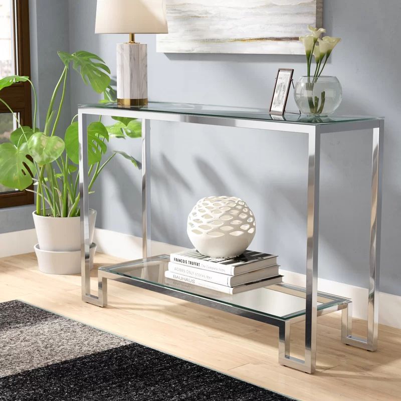 Blair Console Table & Reviews | Allmodern | Console Table Inside Mirrored Modern Console Tables (Photo 7 of 20)