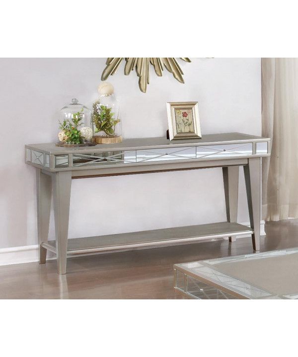 Bling Mirrored Sofa Table With Mirrored And Silver Console Tables (Photo 7 of 20)