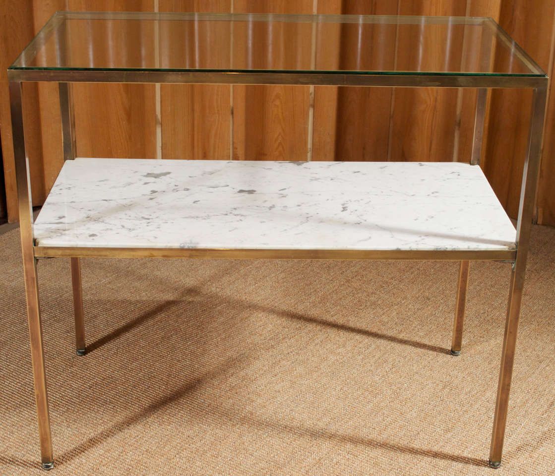 Brass Console Table At 1stdibs Within Hammered Antique Brass Modern Console Tables (Photo 16 of 20)