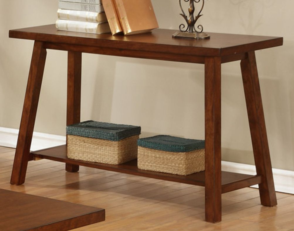 Brown Wood Console Table – Steal A Sofa Furniture Outlet Within Brown Console Tables (View 12 of 20)