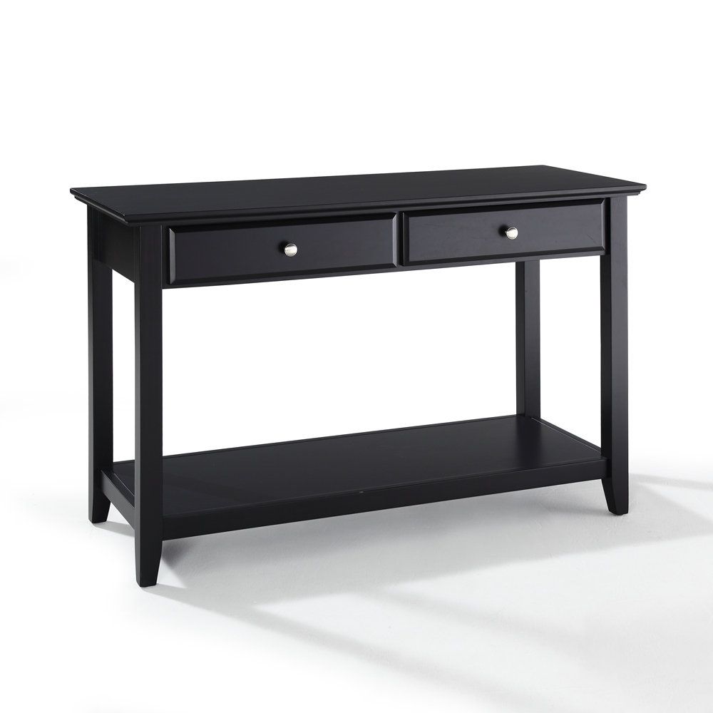 Bubbles Black Sofa Table | Hawk Haven With Swan Black Console Tables (Photo 4 of 20)