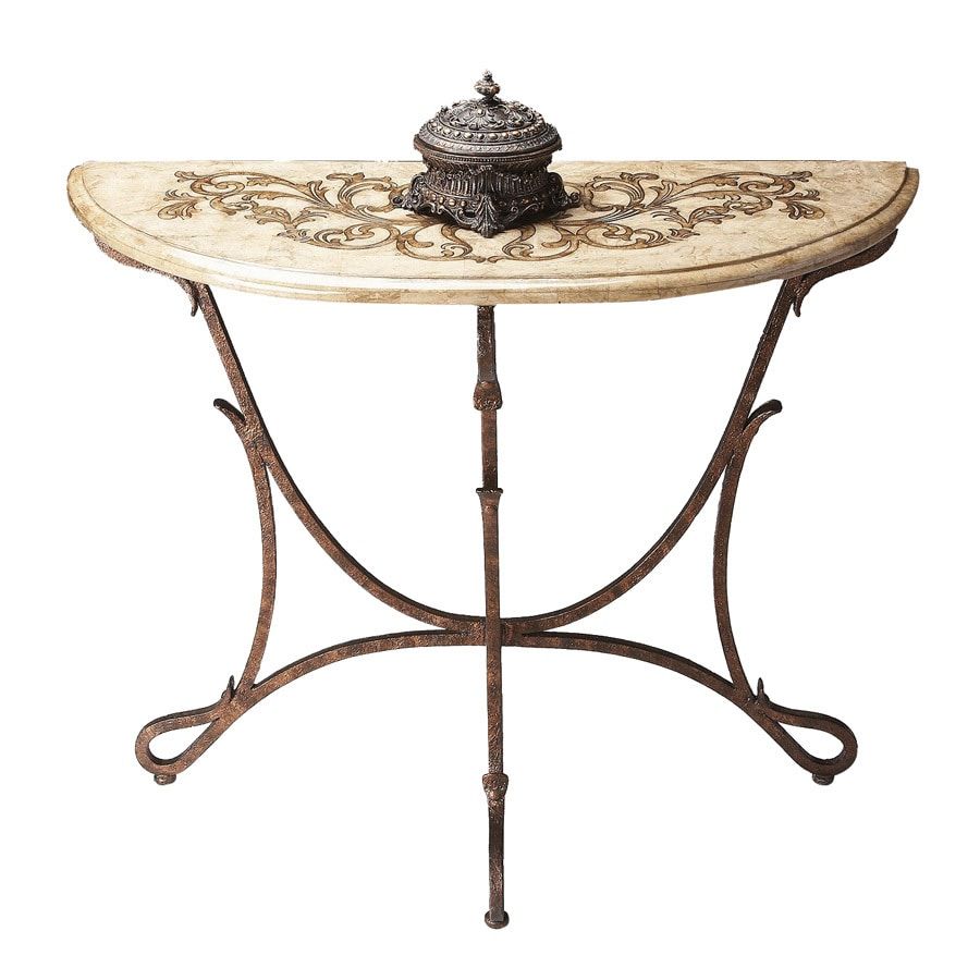 Butler Specialty Metalworks Bronze Metal Half Round Intended For Bronze Metal Rectangular Console Tables (Photo 13 of 20)