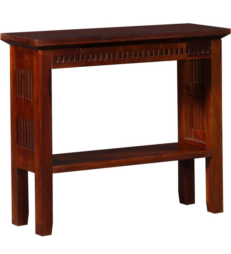 Buy Tacoma Console Table In Honey Oak Finishwoodsworth With Regard To Honey Oak And Marble Console Tables (Photo 14 of 20)