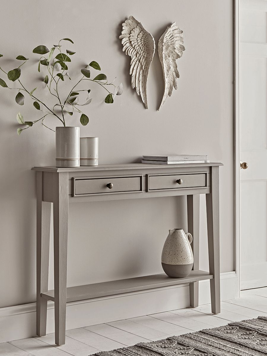 Camille Console Table – Grey | Gray Console Table, Console In Gray Wood Veneer Console Tables (Photo 13 of 20)
