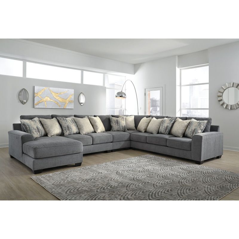 Castano 5 Piece Sectional With Chaiseashley Furniture In 5 Piece Console Tables (Photo 13 of 20)