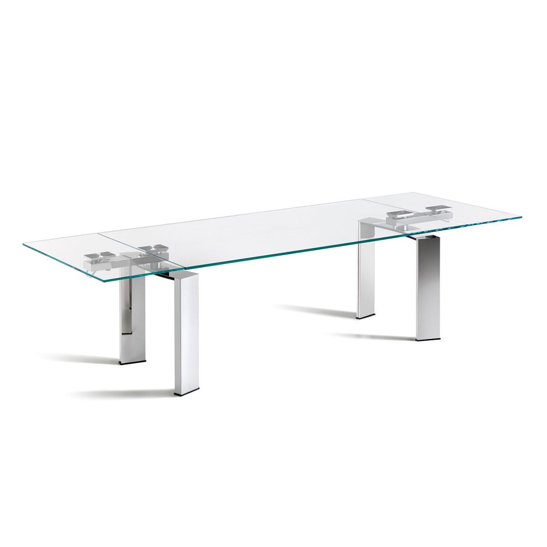 Cattelan Italia Daytona Dining Table – Rectangular With Rectangular Glass Top Console Tables (View 8 of 20)