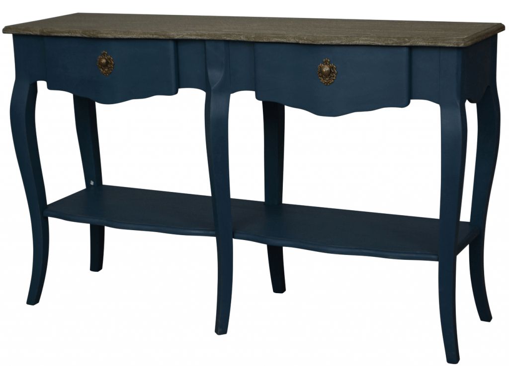 Celine 2 Drawer 1 Shelf Console Table – Morgan Doyles For 1 Shelf Console Tables (View 3 of 20)