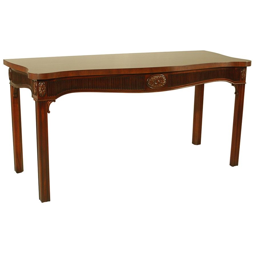 Chippendale Mahogany Console Table | Console Tables Within Square Console Tables (Photo 19 of 20)