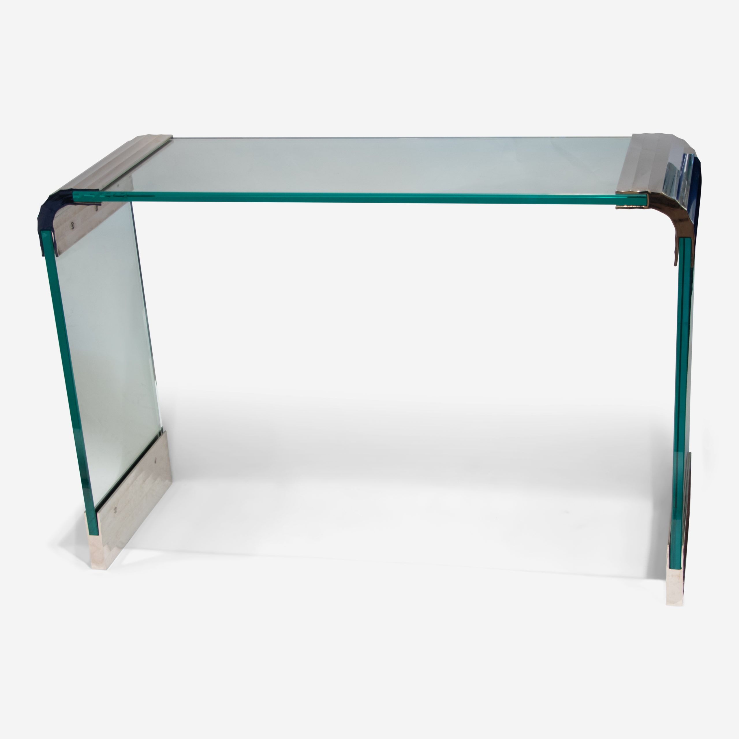 Chrome And Glass Console Table – The Silver Fund For Glass And Chrome Console Tables (View 9 of 20)