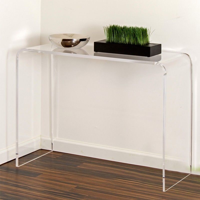 Featured Photo of The Best Gold and Clear Acrylic Console Tables