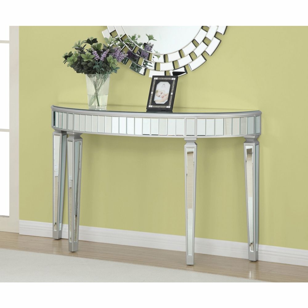 Coaster – Console Table (silver/gold) – 950183 Regarding Metallic Gold Console Tables (View 19 of 20)