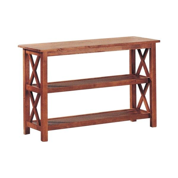 Coaster Furniture Medium Brown Wood Rectangle Sofa Table Pertaining To Brown Wood Console Tables (View 13 of 20)
