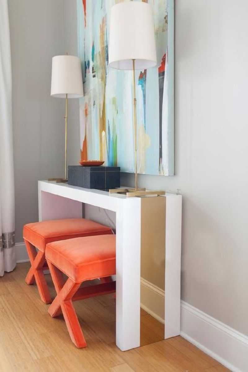 Colourful Console Table For Your Entryway In Acrylic Modern Console Tables (Photo 1 of 20)