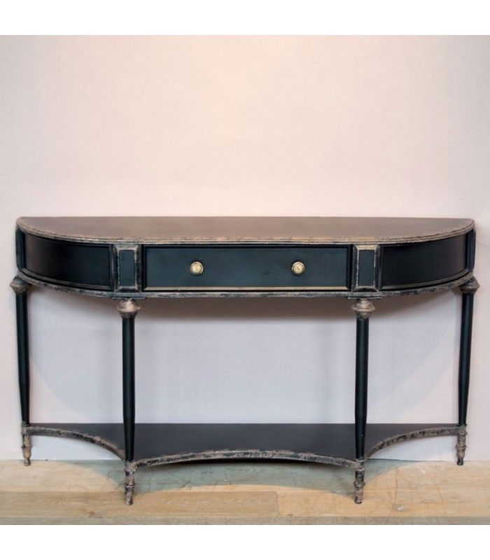 Console Table Black Metal 1 Drawer Inside Metal Console Tables (View 20 of 20)