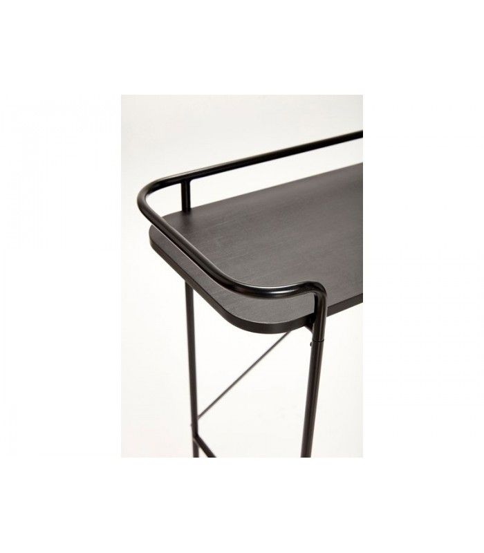 Console Table Black Metal And Wood Intended For Black Metal Console Tables (Photo 16 of 20)