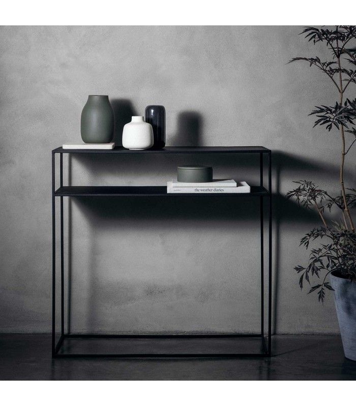 Console Table – Black Steel | The Blue Door Intended For Aged Black Console Tables (Photo 19 of 20)