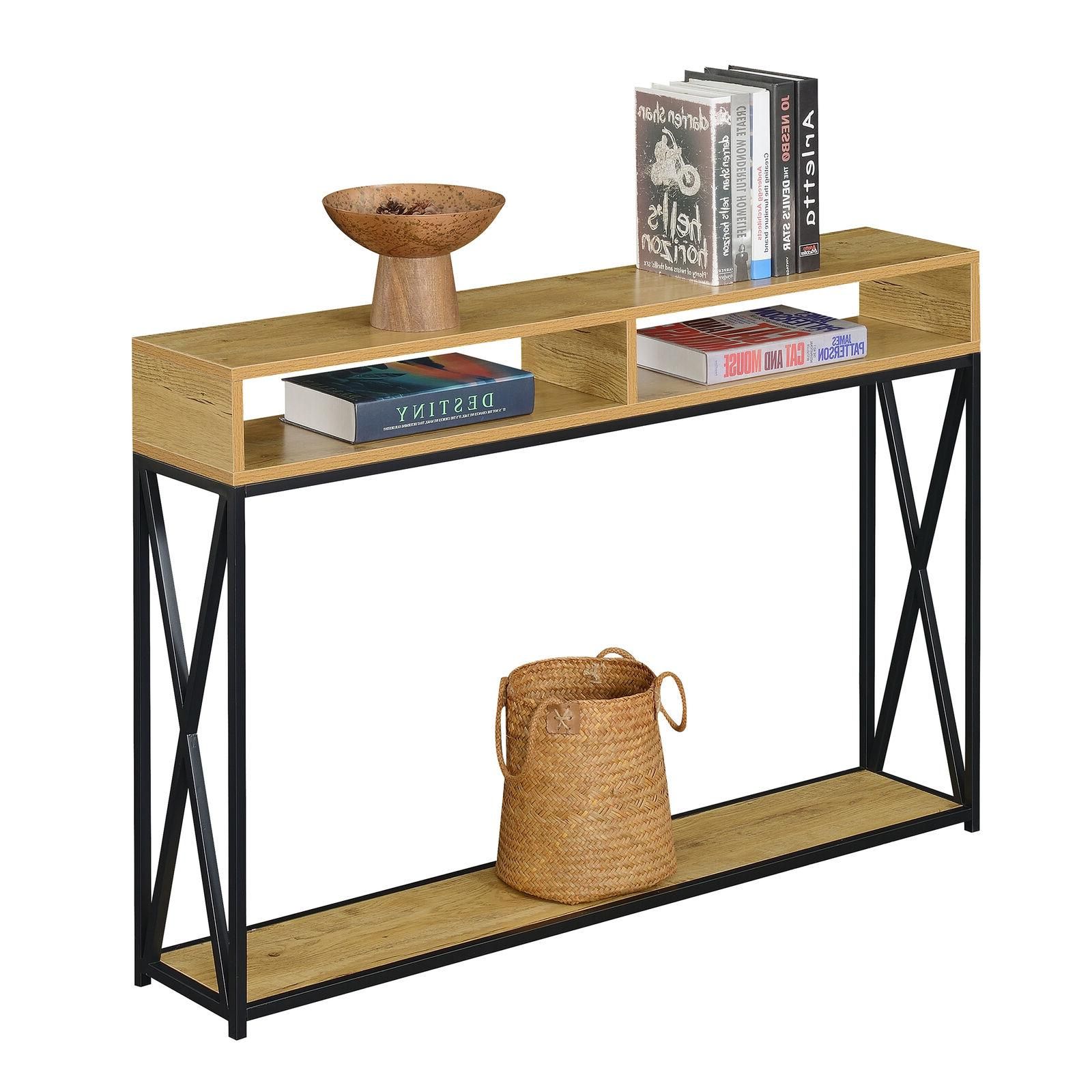 Contemporary Console Table Living Room Hall Narrow Storage With Regard To Acrylic Modern Console Tables (View 5 of 20)