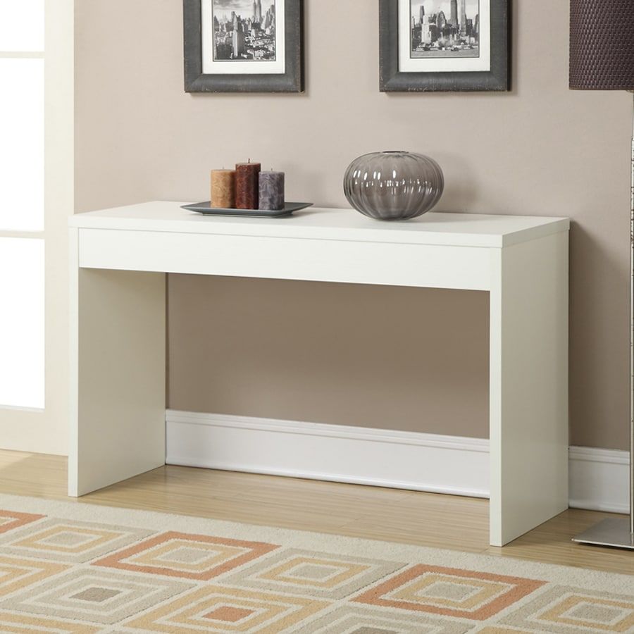Convenience Concepts Northfield White Composite Modern With Geometric White Console Tables (Photo 1 of 20)