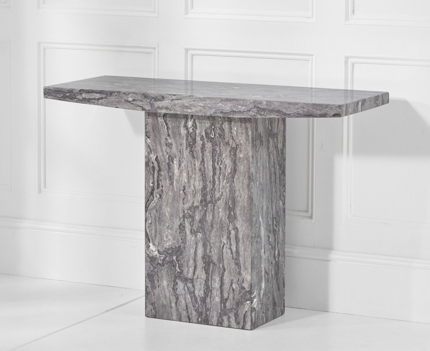 Crema Grey Marble Console Table – Thomas Brown Furnishings With Regard To Marble And White Console Tables (Photo 10 of 20)