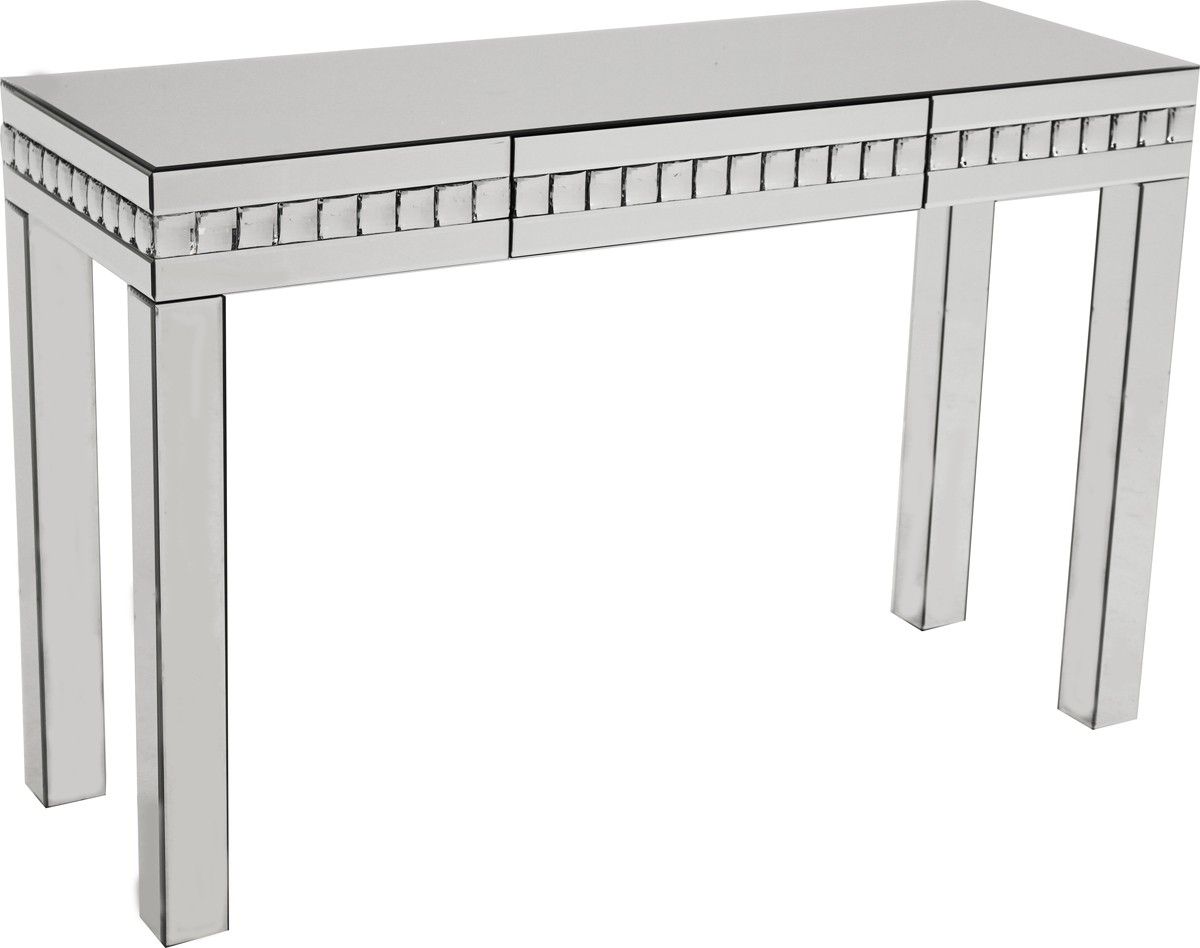 Crystal Silver Console Table | Furniture | Foy And Company For Mirrored And Silver Console Tables (Photo 1 of 20)