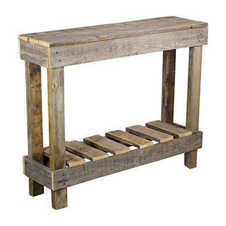 Del Hutson Designs – Rustic Barnwood Sofa Table, Usa Inside Smoked Barnwood Console Tables (View 14 of 20)