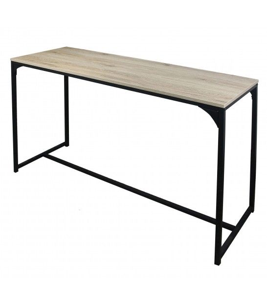 Design Black Metal Console Table Zen – Length 60cm Within Natural And Black Console Tables (Photo 6 of 20)