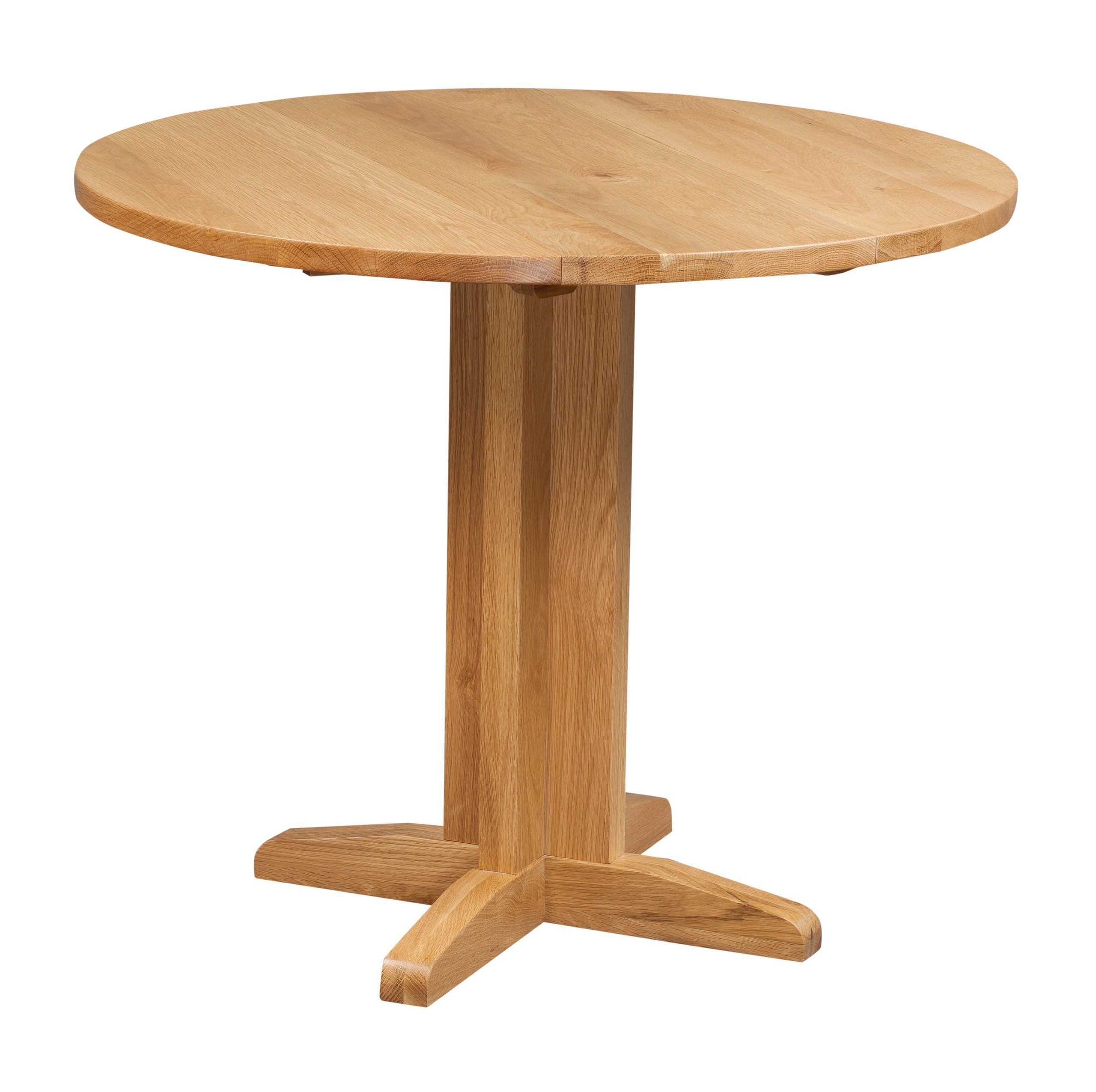 Dorset Oak Drop Leaf Table – Edmunds And Clarke Furniture Inside Leaf Round Console Tables (Photo 7 of 20)