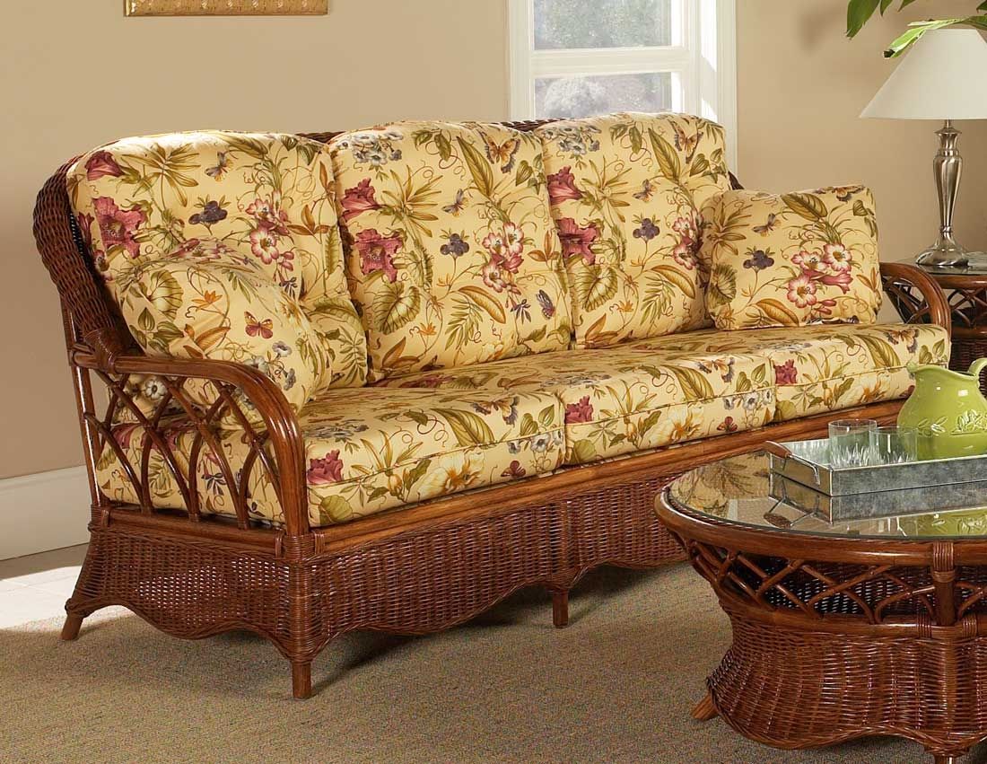 Eastwind Natural Rattan Sofa (custom Finishes Available) With Natural Woven Banana Console Tables (View 12 of 20)