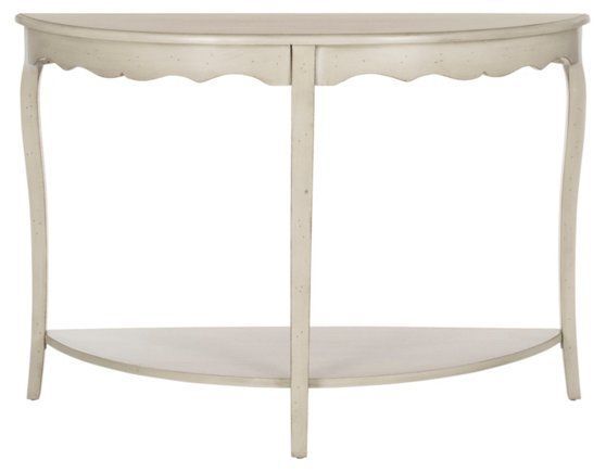 Elling 2 Shelf Console, Off White $205.00 | White Console Throughout 2 Shelf Console Tables (Photo 6 of 20)
