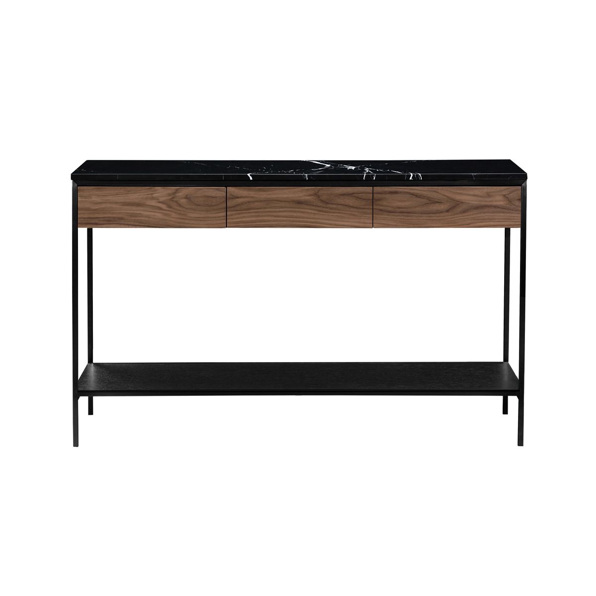 Erin Console Table – Black & Black – Ruth & Joanna Intended For Aged Black Console Tables (Photo 15 of 20)