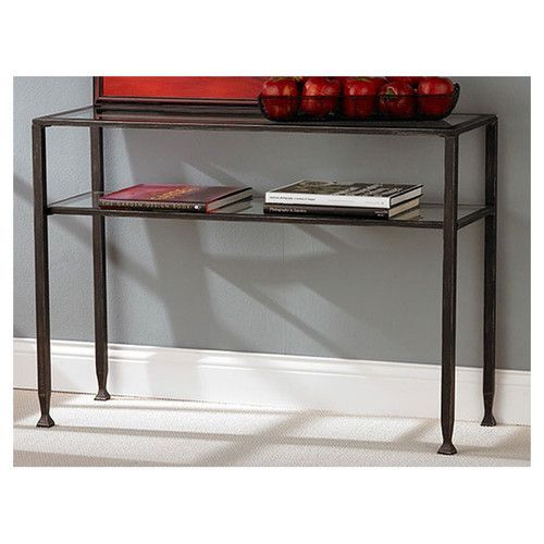 Found It At Wayfair – Hinton Console Table | Metal Sofa Throughout Pecan Brown Triangular Console Tables (View 6 of 20)