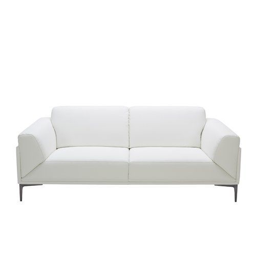 Found It At Wayfair – Lawson Leather Sofa | Modern White In White Grained Wood Hexagonal Console Tables (Photo 10 of 20)