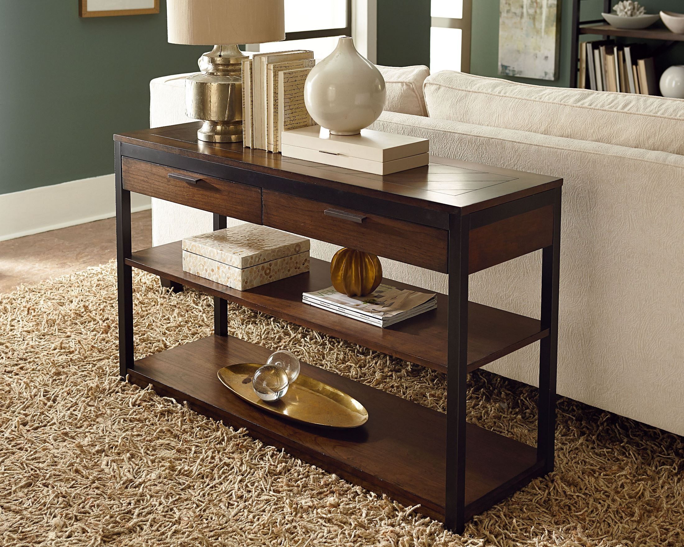 Franklin Warm Cherry Sofa Table – 1stopbedrooms (View 20 of 20)