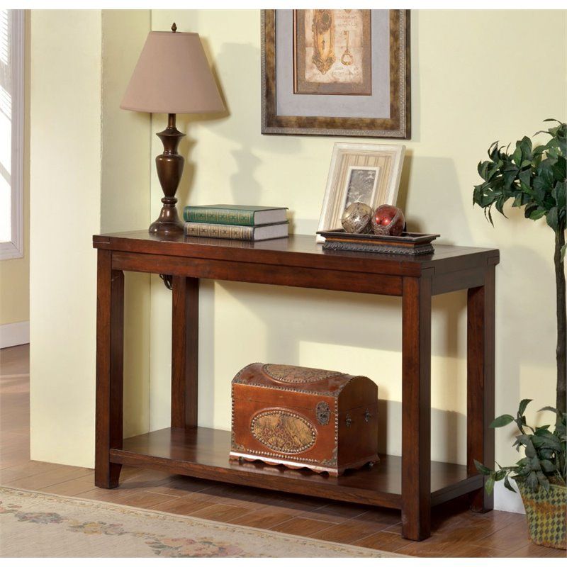 Furniture Of America Granger Transitional Wood Console With Wood Console Tables (Photo 19 of 20)