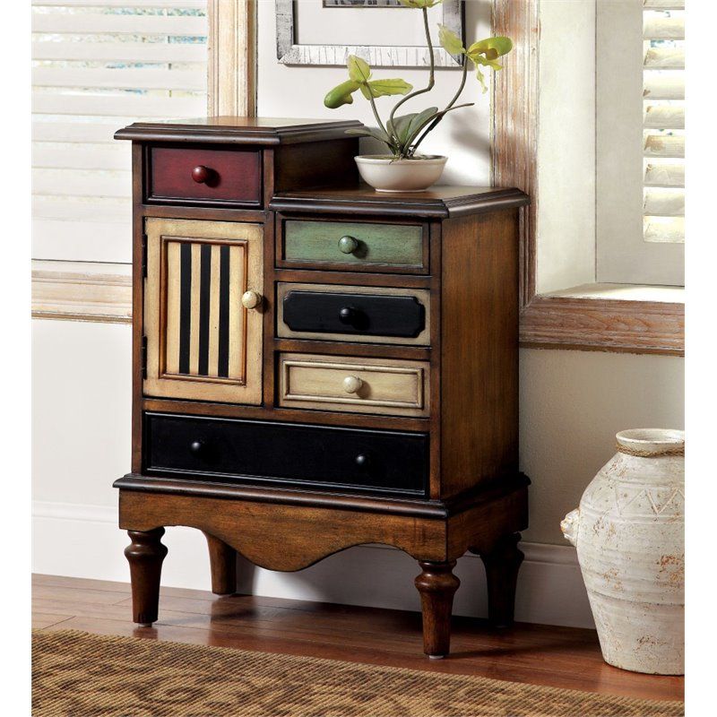 Furniture Of America Niles Wood Multi Storage Accent Chest For Walnut Wood Storage Trunk Console Tables (View 9 of 20)