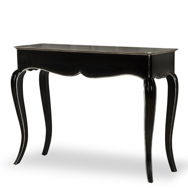 Fusion Designs Antique Style Black Console Table From For Antique Blue Gold Console Tables (Photo 7 of 20)