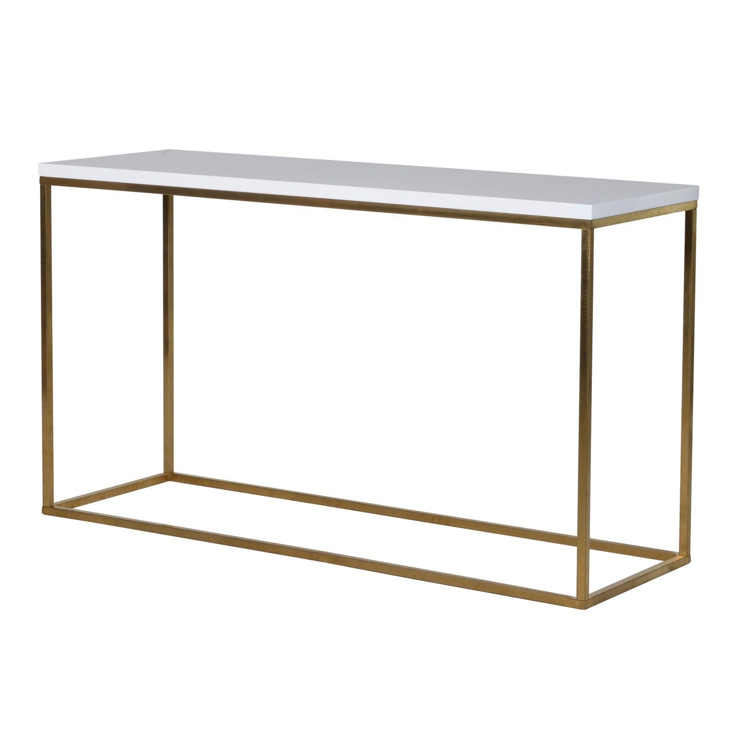 Glossy White Console Table | Sweetpea & Willow In White Gloss And Maple Cream Console Tables (View 14 of 20)