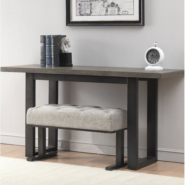 Gray Console Table With Stools – Homesea With Regard To Nesting Console Tables (View 20 of 20)