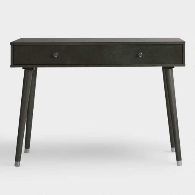 Gray Wood Caleb Console Table – V2 | Grey Wood, Console Intended For Smoke Gray Wood Console Tables (Photo 6 of 20)
