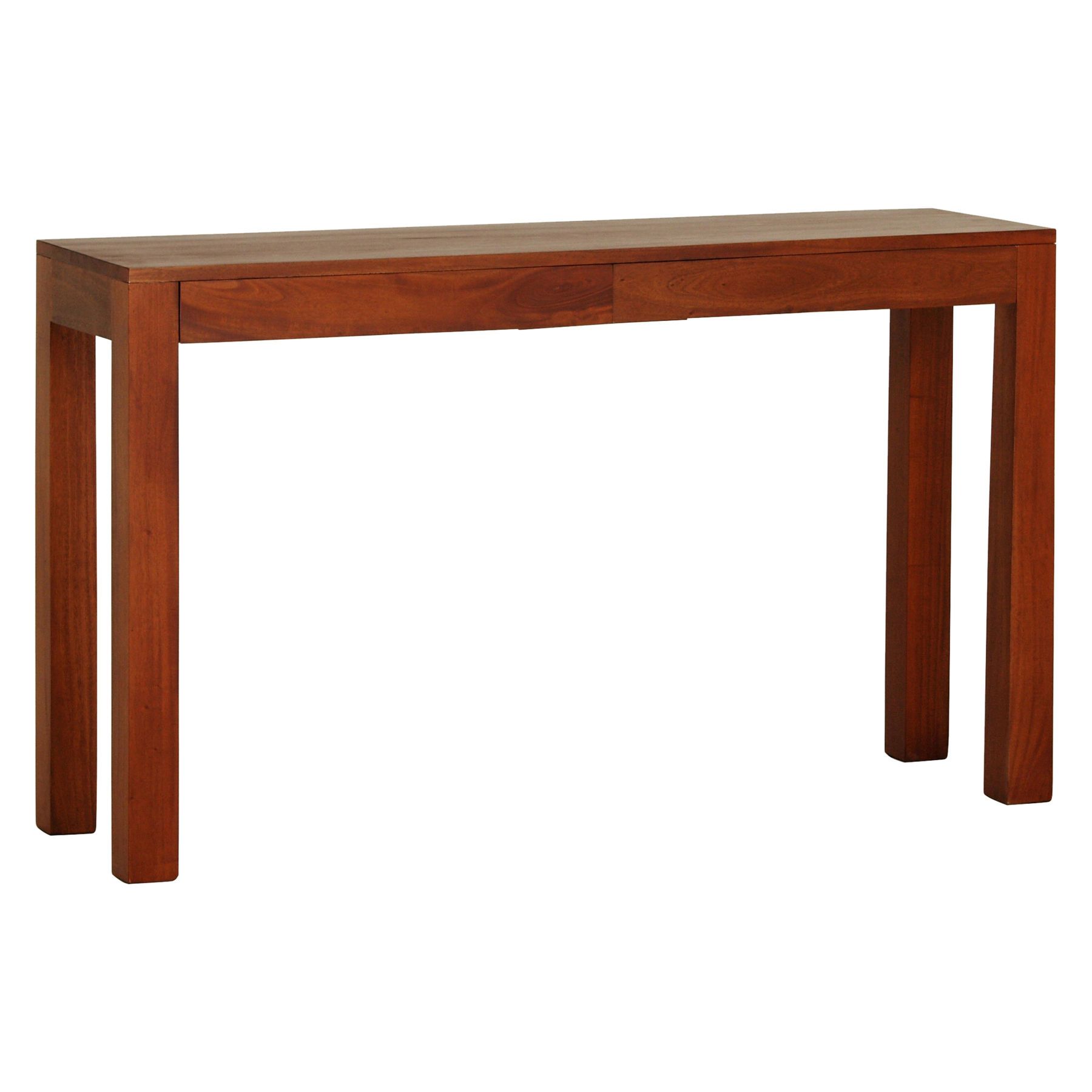 Hague 2 Drawer Timber Console Table, Pecankayu Estate Intended For Warm Pecan Console Tables (View 19 of 20)