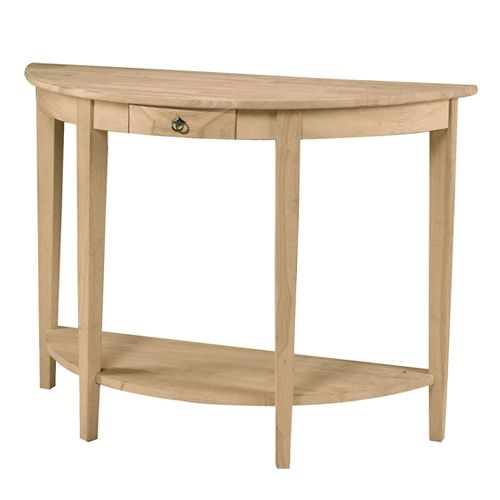 Half Round Console Table | Generations Home Furnishings Throughout Round Console Tables (Photo 16 of 20)