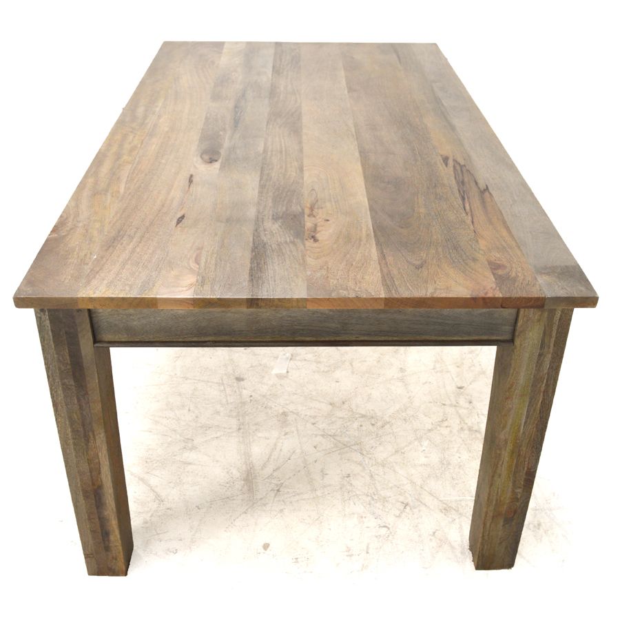 Hayfield 70″ Dining Table, Grey Wash Within Gray Wash Console Tables (Photo 6 of 20)