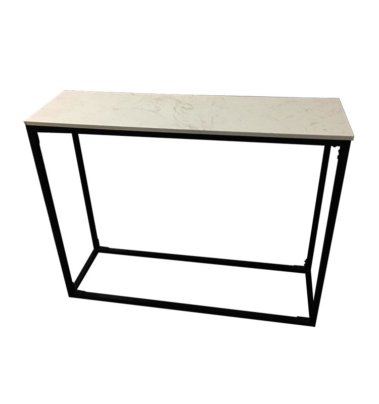 Home Marble Top Console Table With Metal Legs – Buy Marble Pertaining To White Marble Gold Metal Console Tables (View 13 of 20)