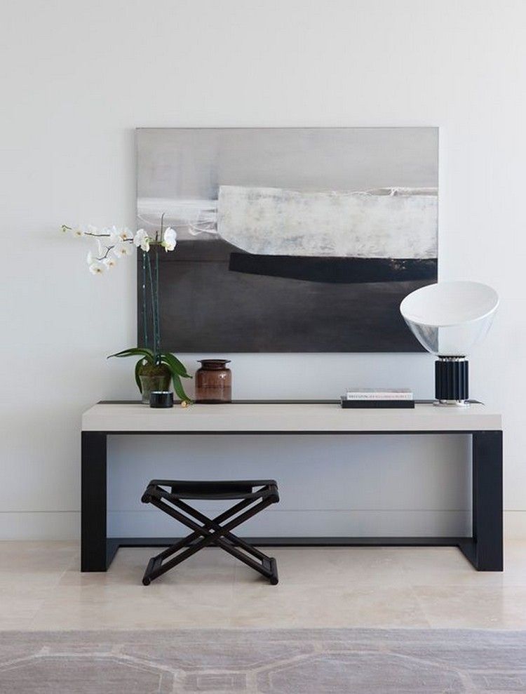 How To Display Artwork On Modern Console Table Pertaining To Acrylic Modern Console Tables (Photo 3 of 20)